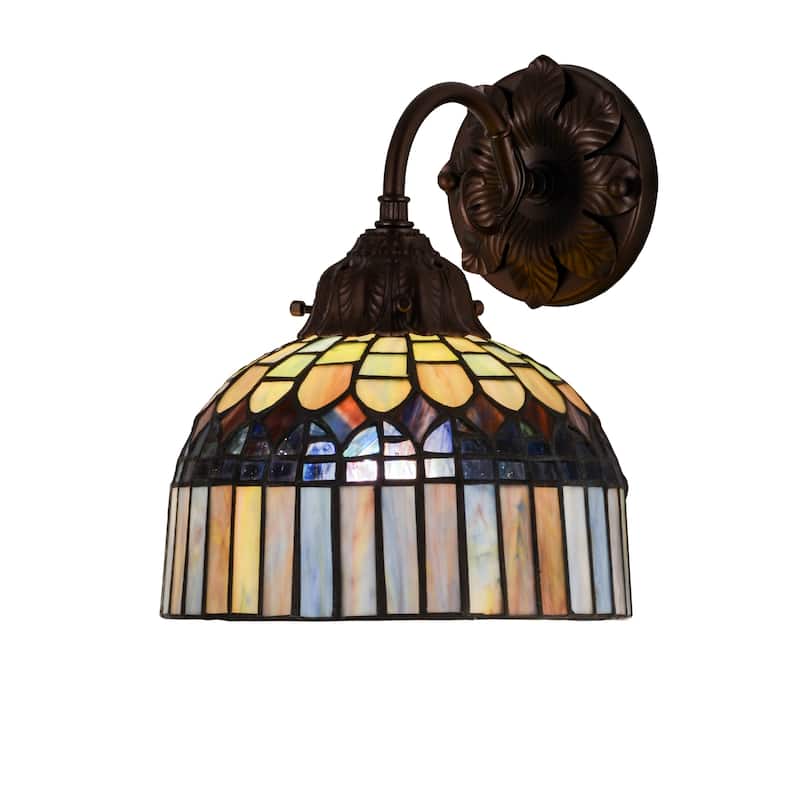 8"W Tiffany Candice Wall Sconce