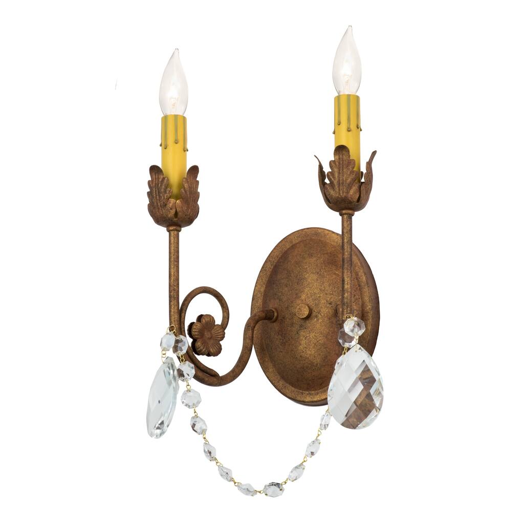 10"W Antonia 2 LT Wall Sconce