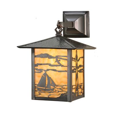 9"W Seneca Lighthouse Hanging Wall Sconce