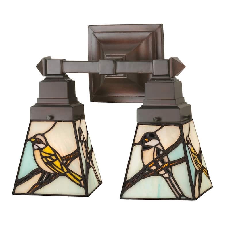 12"W Backyard Friends 2 LT Wall Sconce