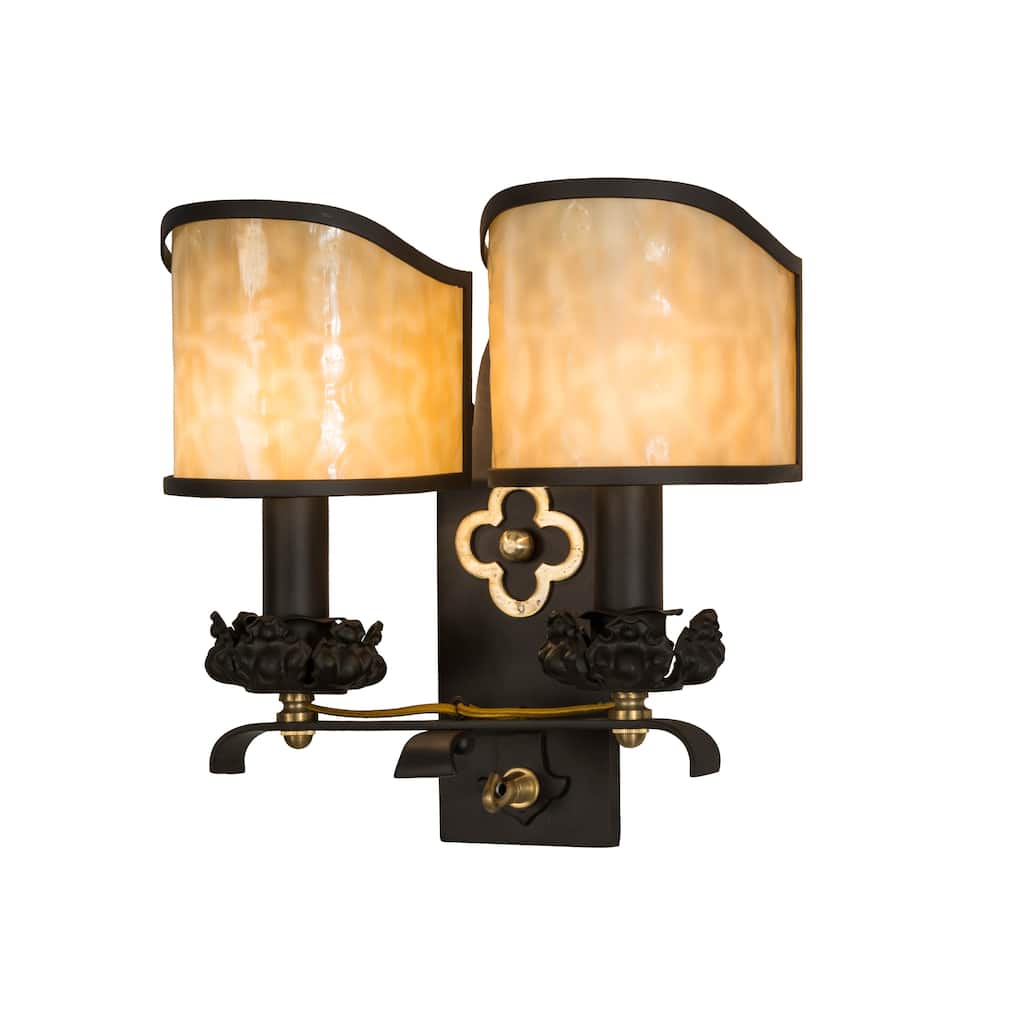 14" Wide Church 2 LT Wall Sconce