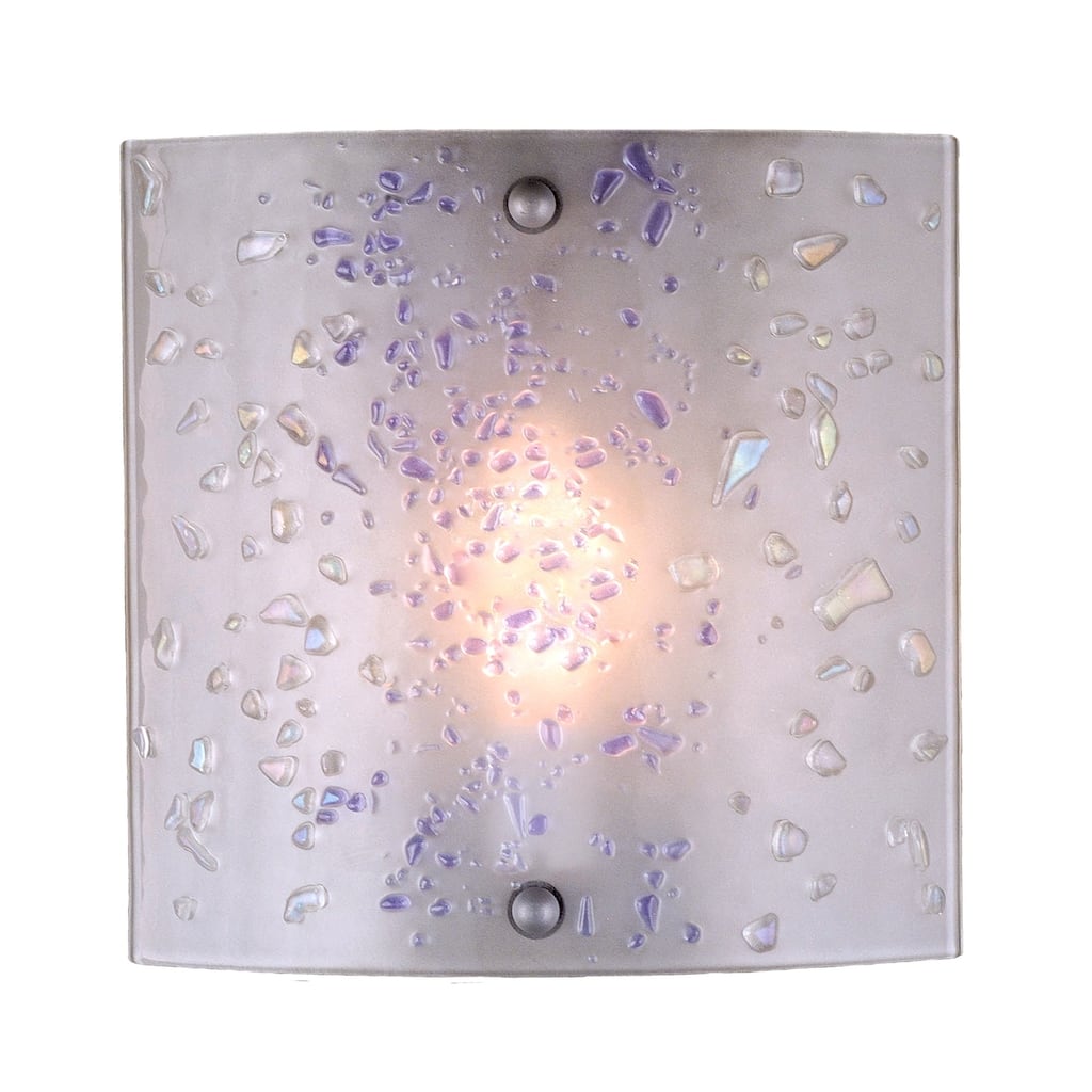 11" Wide Metro Fusion Ice Wall Sconce