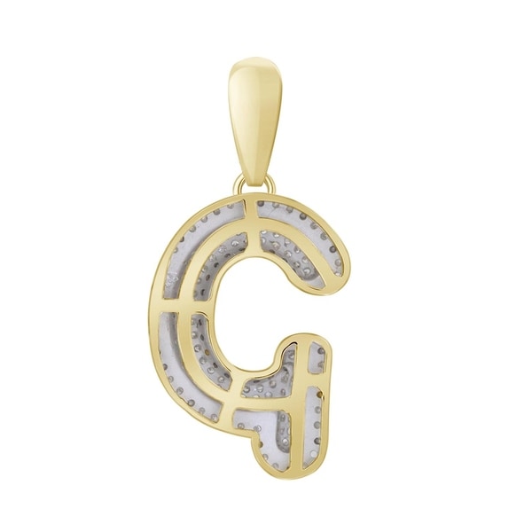 10k Yellow Gold Initial G Charm