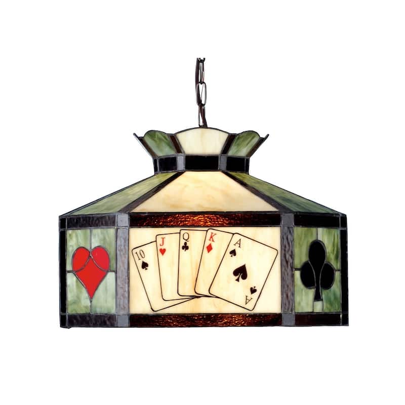 20"W Texas Hold'em Pendant