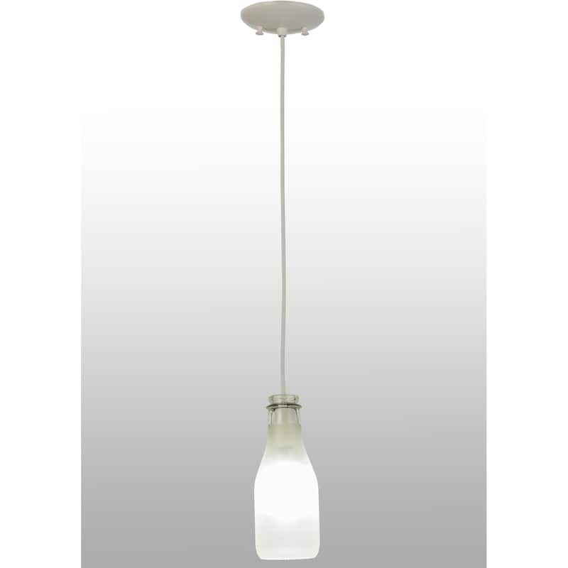 5"W Milk Bottle LED Mini Pendant