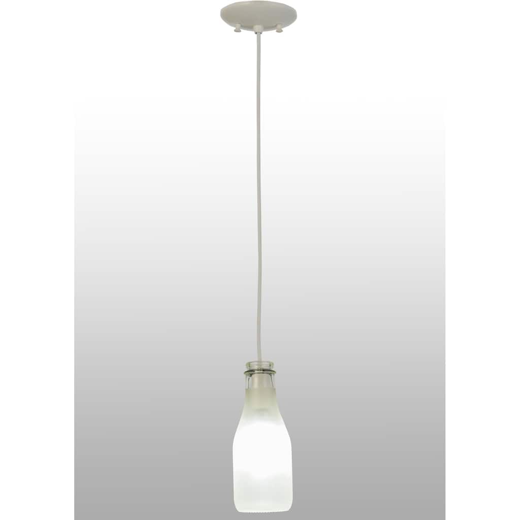 5"W Milk Bottle LED Mini Pendant