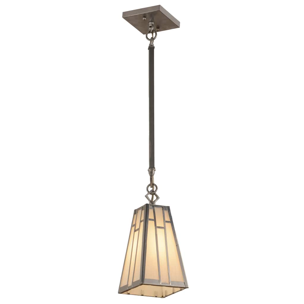 5"Sq Double Bar Mission Pendant