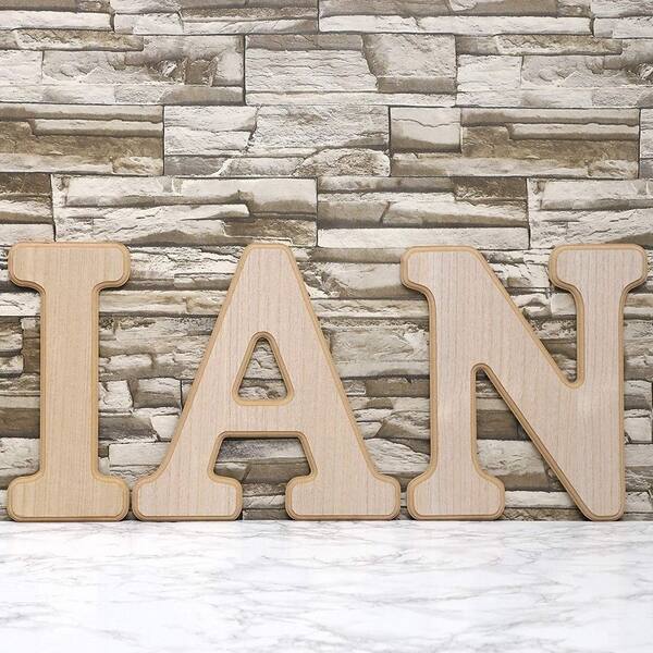 Shop Unfinished Wood Letter V Cutout For Diy Painting Craft Decor