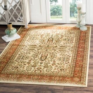 5 X Rugs Area For Less Safavieh Lyndhurst Traditional Oriental Red Black Rug 5 3 Round