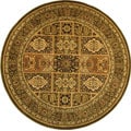 Safavieh Lyndhurst Traditional Oriental Green/ Multi Rug - 5' 3 Round