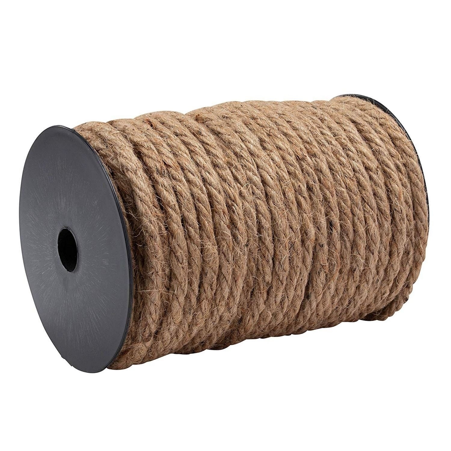 6mm Natural Jute Hemp Rope, Thick Twine String for DIY Crafts, Packing, 100  Feet - 100 Feet - Bed Bath & Beyond - 29713737