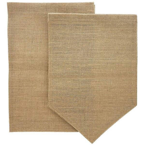 Shop Juvale 6 Pack Blank Burlap Garden Flag For Diy Decor 2 Shapes 17 7 X 11 8 Overstock 29714105