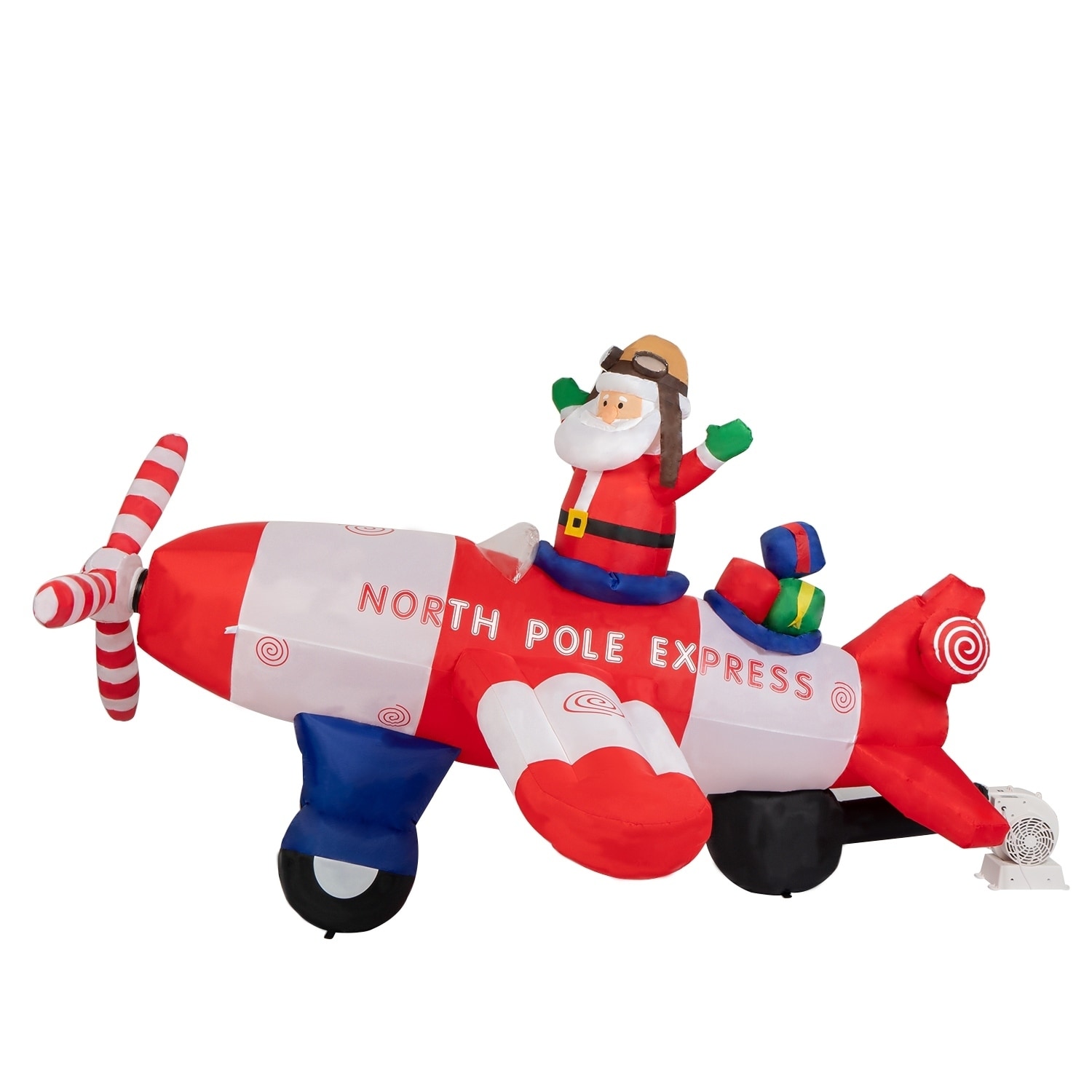 Shop Kinbor 8 Foot Christmas Inflatable Santa Claus Flying