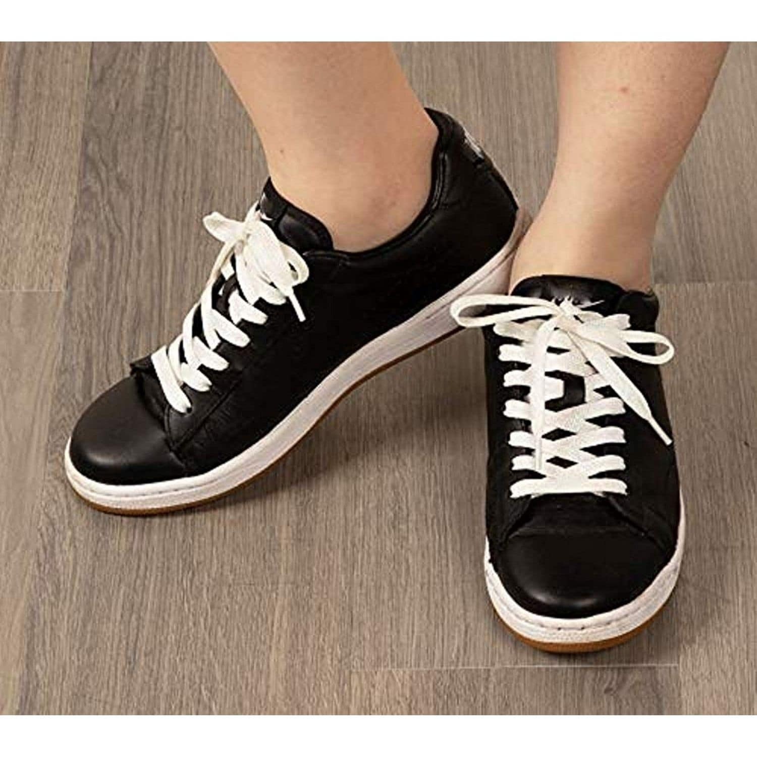 black glitter shoelaces