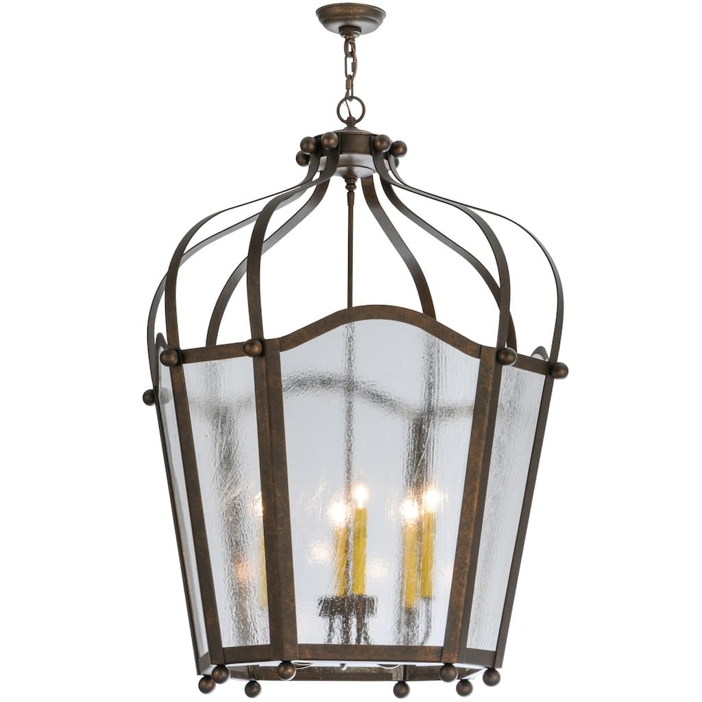 32"W Citadel 6 Light Pendant