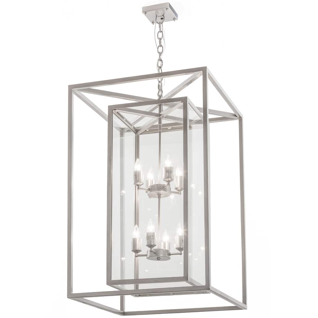 24"Sq Kitzi Box Pendant