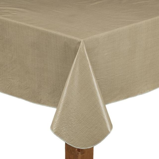 Café Deauville Vinyl Table Cloth - 60x120 - Taupe