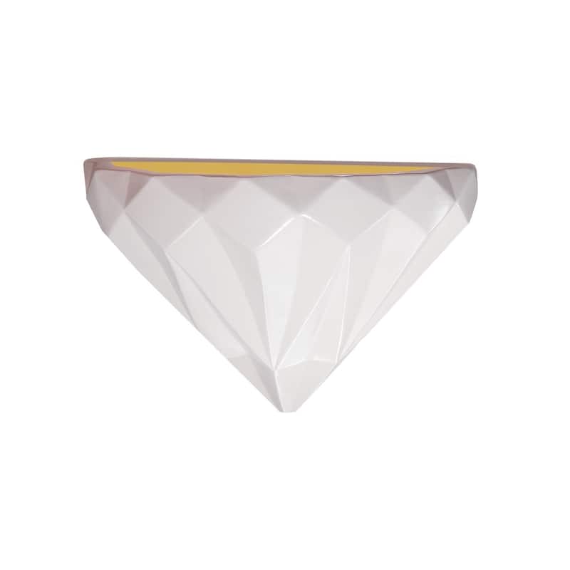Carson Carrington Sallabergen 1-light Matte White and Champagne Wall Sconce