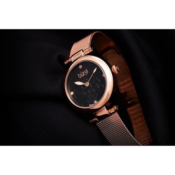 watch with mesh band