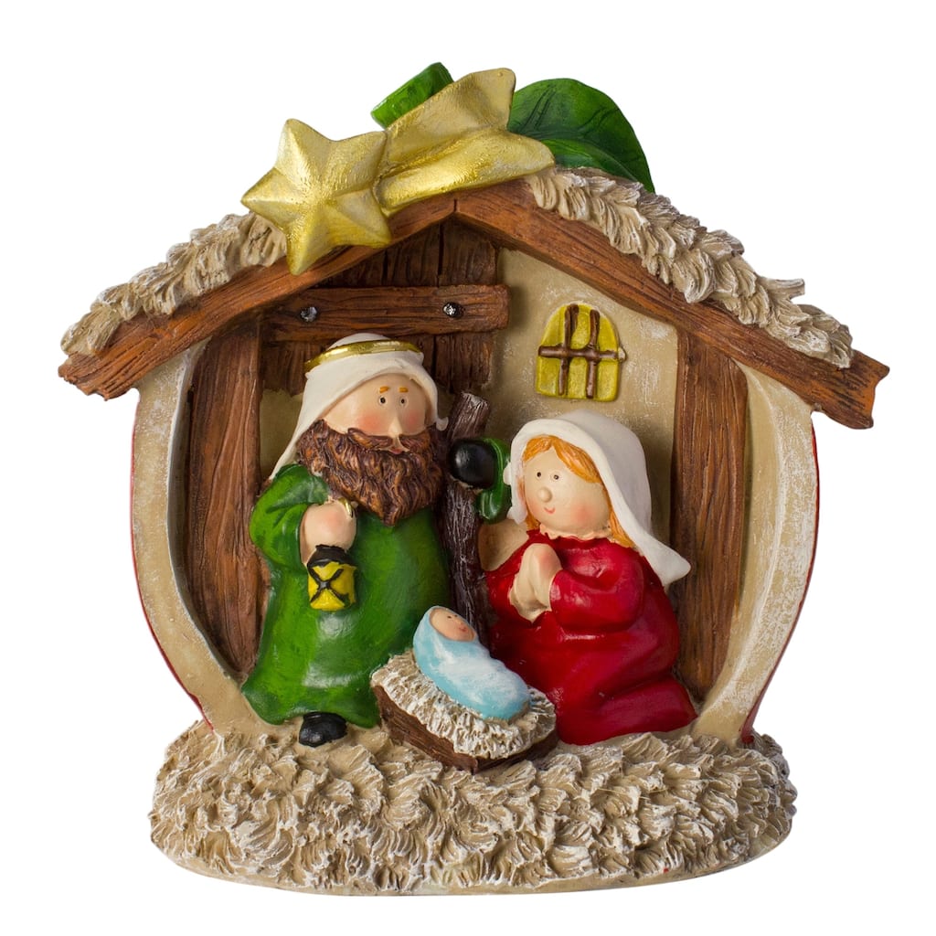 7.5" Tabletop Children's First Nativity Scene Christmas Decoration - N/A