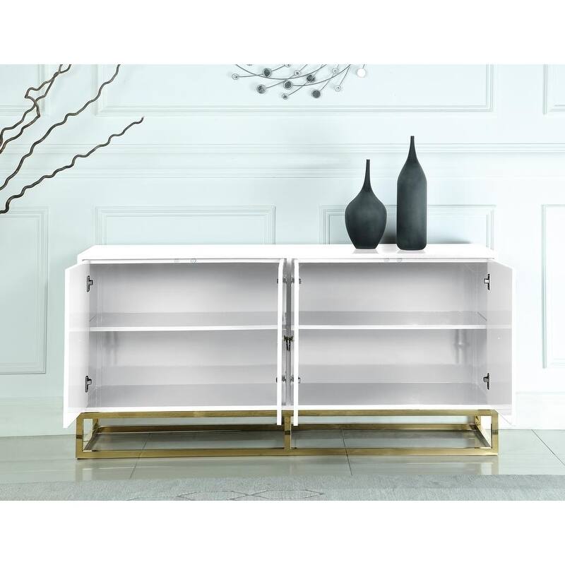 Strick & Bolton Fourier Geometric 4-door Sideboard