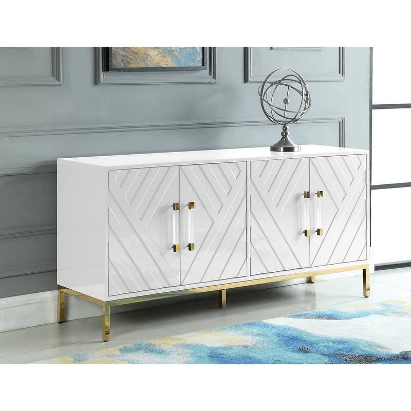 Strick & Bolton Fourier Geometric 4-door Sideboard