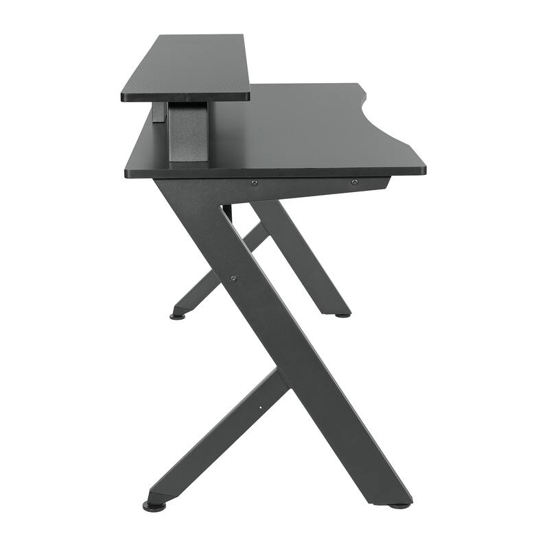 Alpha Battlestation Gaming Desk, Black