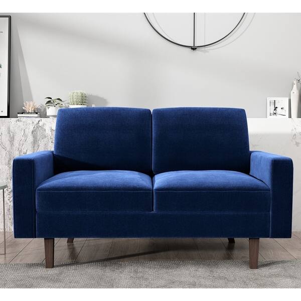 Carson Carrington Paajarvi Modern Velvet 2 Seater Loveseat On Sale Overstock 29717306
