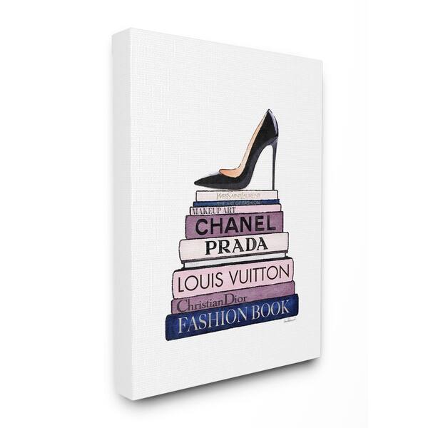 Stupell Fashion Designer Shoes Bookstack Blue Purple Watercolor Framed Wall  Art, Proudly Made in USA - On Sale - Bed Bath & Beyond - 29738868