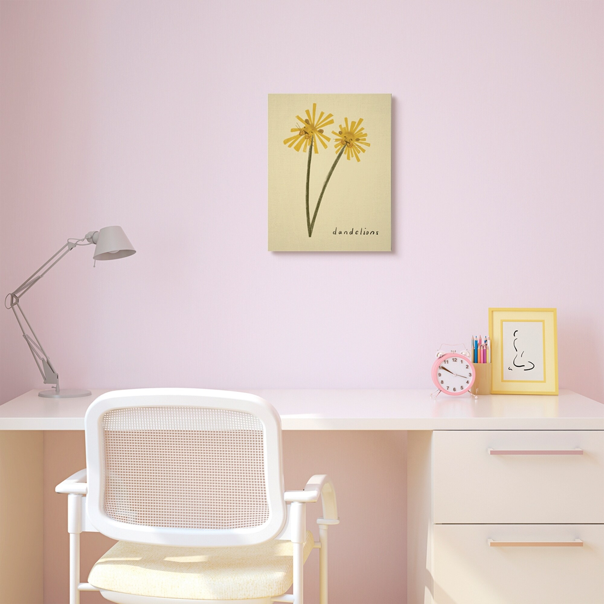 The Kids Room by Stupell Dandelions Flower Cute Lion Animal Kids Nursery Drawing Canvas Wall Art, Proudly Made in USA - Overstock - 29717605 The Kids Room by Stupell Dandelions Flower Cute Lion Animal Kids Nursery Drawing Canvas Wall Art, Proudly Made in USA - Overstock - 29717605