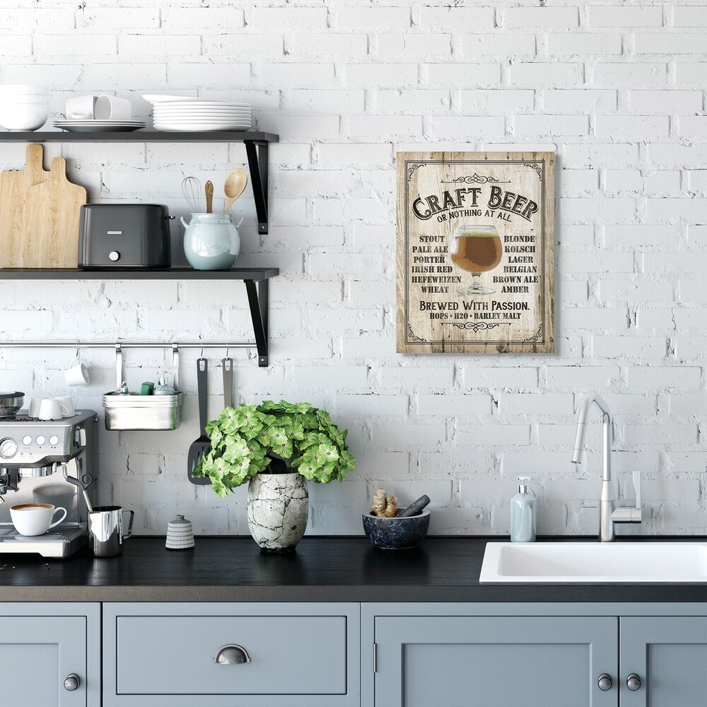 gray kitchen wall decor