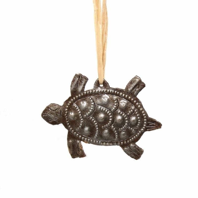 Handmade Haitian Metal Art Sea Life Ornaments (Set of 3)