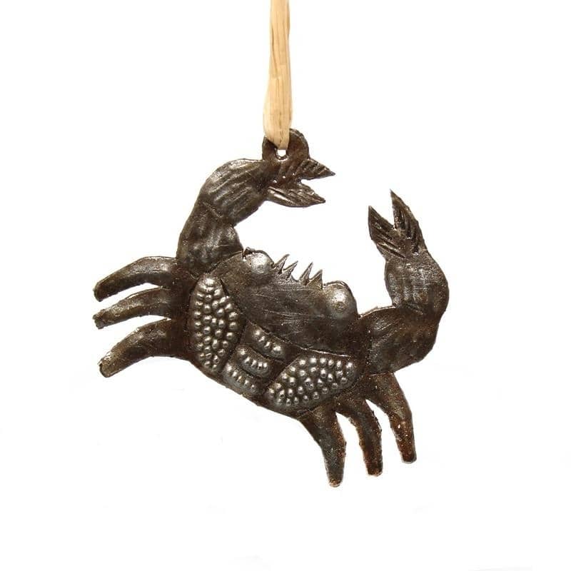 Handmade Haitian Metal Art Sea Life Ornaments (Set of 3)