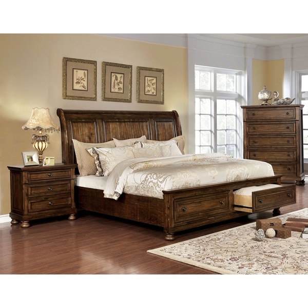 Furniture of America Mallone Transitional 3-piece Bedroom Set