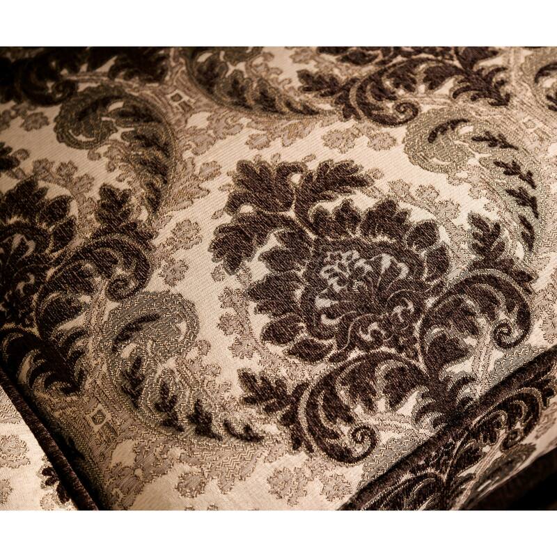 Lupa Traditional Chenille Tufted 2-Piece Sofa Set by Furniture of America