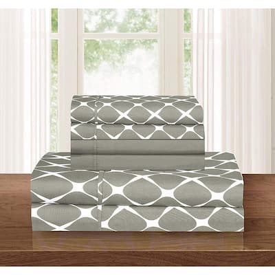 Porch & Den Seiffert Trellis Pattern 6-piece Bed Sheet Set