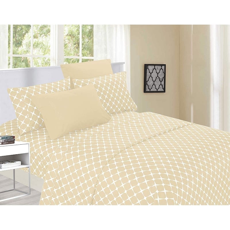 Porch & Den Seiffert Trellis Pattern 6-piece Bed Sheet Set