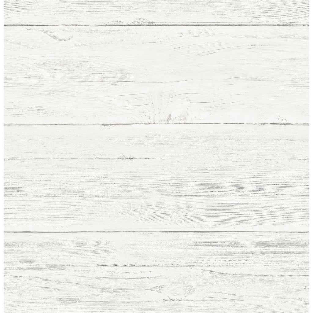 Fitzroy White Washed Boards Wallpaper