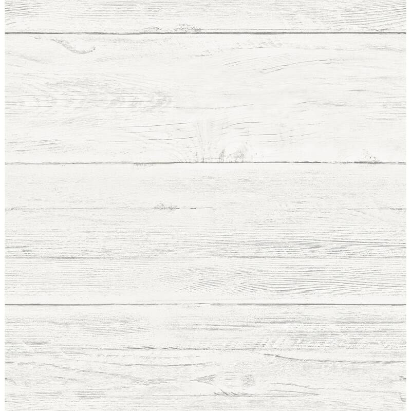 Fitzroy White Washed Boards Wallpaper