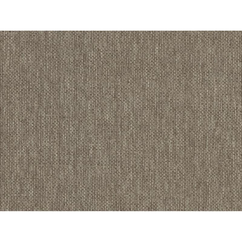 Texture Pattern Sherman Taupe Paper Weave Wallpaper - Taupe