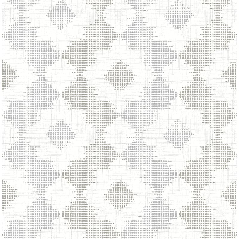 Cavendish Multicolor Abstract Floral Wallpaper - Metallic