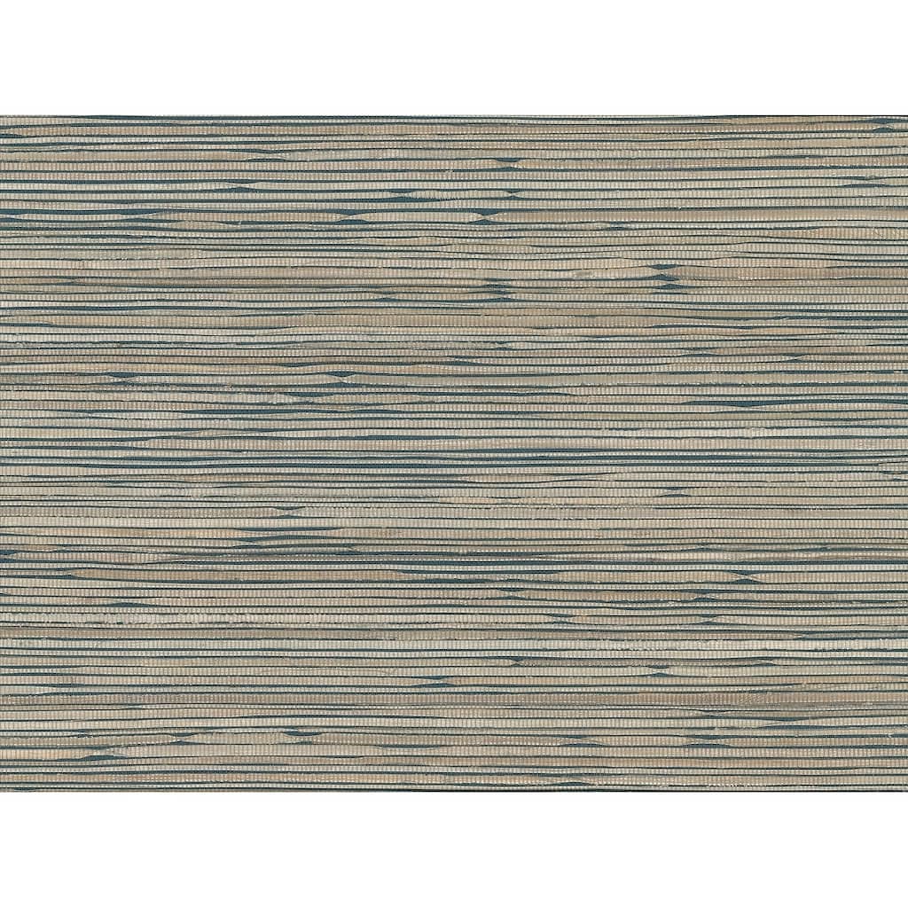Texture Pattern Marshall Champagne Grasscloth Wallpaper