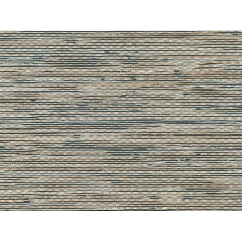 Texture Pattern Marshall Champagne Grasscloth Wallpaper