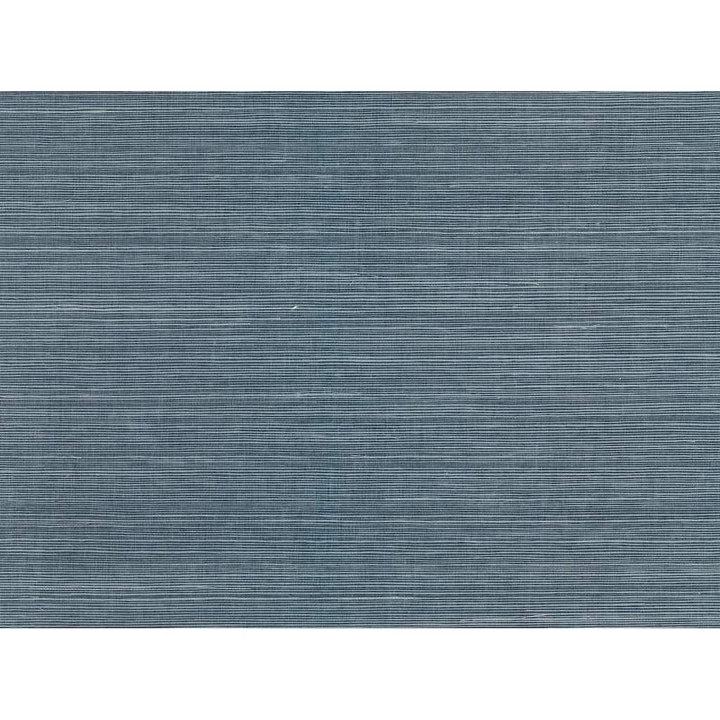 Texture Pattern Sydney Blue Grasscloth Wallpaper