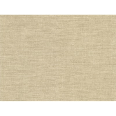 Fabric Textures Rockefeller Beige Linen Texture Wallpaper