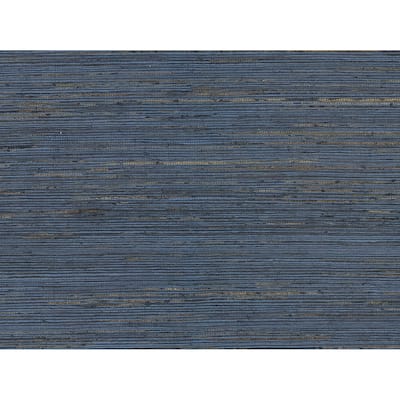 Texture Pattern McKinley Indigo Grasscloth Wallpaper