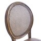 preview thumbnail 7 of 15, Chrystie Elm Wood and Rattan Dining Chair (Set of 2) by Christopher Knight Home
