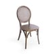 preview thumbnail 4 of 15, Chrystie Elm Wood and Rattan Dining Chair (Set of 2) by Christopher Knight Home