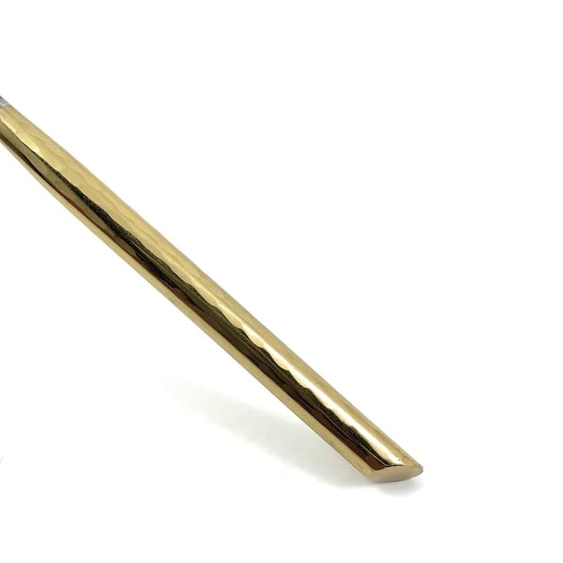Golden Cut Hammered Stainless Steel Set of 20 Pieces