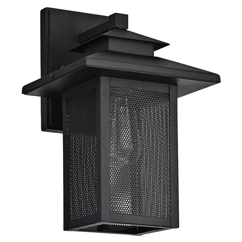 Starlee Mesh Outdoor Wall Fixture by Havenside Home - Textured Black